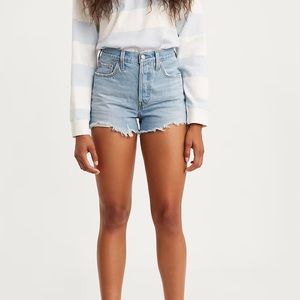 Levi’s 501® HIGH RISE WOMEN'S SHORTS - Sz 27 - in Luxor Heat Light Wash